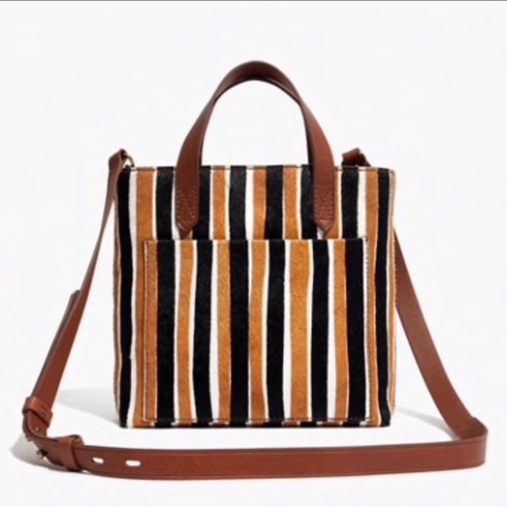 Madewell Striped Calf Hide Purse